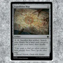 Expedition Map 724 NM Foil Common MTG Foundations 2025 Commander Legal Magic - Image 1