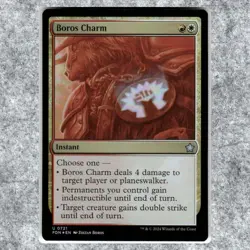 Boros Charm 721 NM Foil Uncommon MTG Foundations 2025 Commander Legal Magic - Image 1