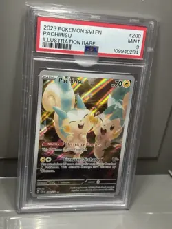 Pokemon TCG Pachirisu 208/198 Sv01: Scarlet & Violet PSA 9 - Image 3