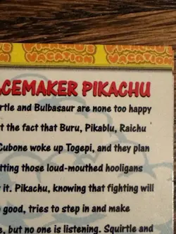 Pokemon Pikachu’s Vacation RARE MISPRINT Pikablu Lot Of 3 Cards 46,48,56 - Image 3