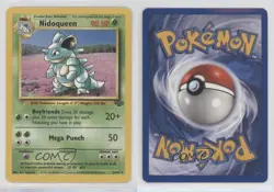 Nidoqueen Pokemon Jungle #23 1999 e9b - Image 3