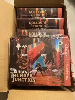 MTG Outlaws of Thunder Junction OTJ Collector Booster Box FACTORY SEALED - Image 1
