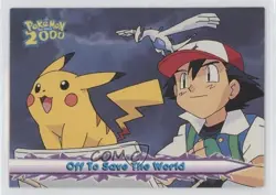 Off to Save the World Topps Pokemon The Movie 2000 #48 2000 1eb2 - Image 1