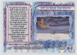 Off to Save the World Topps Pokemon The Movie 2000 #48 2000 1eb2 - Image 2