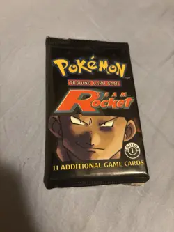 Pokemon Team Rocket First Edition SEALED PACK - Image 3