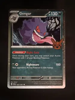 Pokemon - Gengar 57/91 Trick Or Trade 2024 Cosmos Holo Uncommon NM - Image 2