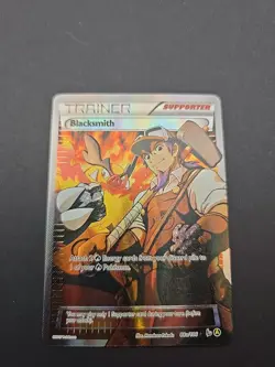 Pokemon Blacksmith Full Art Holo Rare 88a/106 XY Premium Trainer - Image 1