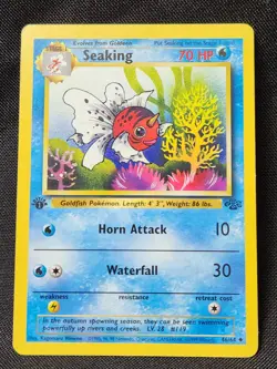 Pokemon - Seaking 46/64 - 1st Edition Jungle - Image 1
