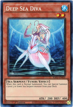 Yugioh! Deep Sea Diva RA03-EN004 - Prismatic Collector's Rare (PCR) NM/M - Image 1