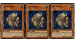 Yugioh- 3X Des Wombat - Common - 1st Edition - TLM-EN031 - Near Mint - Image 1