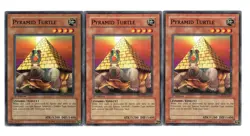 Yugioh- 3X Pyramid Turtle - Common - 1st Edition - SDZW-EN007 - Light Play - Image 1