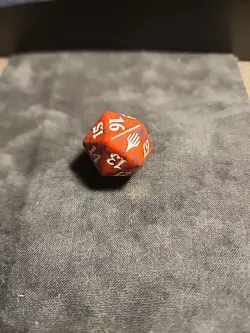 MTG Red/Blue Planes walker D20 Spindown Die MAGIC THE GATHERING - Image 1