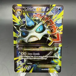 Pokemon TCG Mega M Glalie EX Full Art Holo Ultra Rare Card 156/162 Breakthrough - Image 1