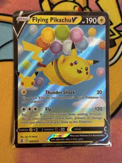 Flying Pikachu V 006/025 Ultra Rare Celebrations 25th Pokemon Card Mint - Image 1