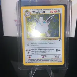 Pokemon TCG Wigglytuff Base Set 2 Holo Unlimited Rare Card 19/130 Lp - Image 2
