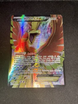 Pokemon Card Ho-Oh EX 119/124 Dragons Exalted Full Art Holo Rare - Image 1