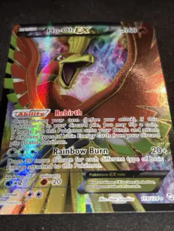 Pokemon Card Ho-Oh EX 119/124 Dragons Exalted Full Art Holo Rare - Image 2