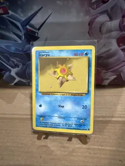 Pokemon TCG Staryu Base Set, Common Card 65/102 - Image 1