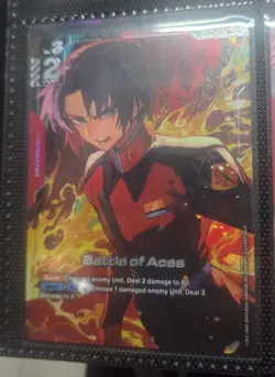Gundam Card Game Newtype Rising GD01-111 R+ Battle of Aces Alt Art - Image 1