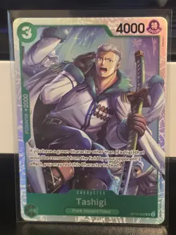 Tashigi OP10-032 SR Royal Blood One Piece Card Game - Image 1