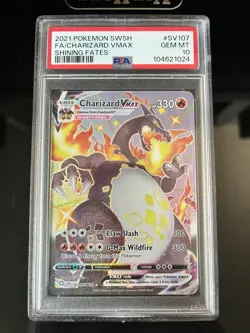 Charizard VMAX 2021 SWSH Shining Fates SV107/SV122 PSA 10 Pokemon Card - Image 3