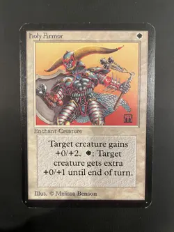 Holy Armor - NM - Alpha Mtg - Image 1
