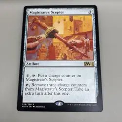 MTG RARE M19 Magistrate's Scepter - NM - Artifact - 238/280 - Image 2