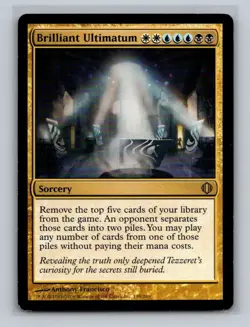 [4x] Brilliant Ultimatum Played, English Shards of Alara MTG Magic - Image 1