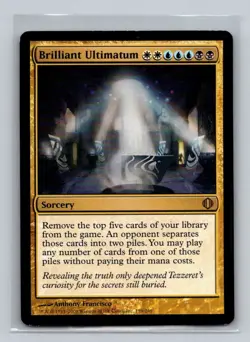 [4x] Brilliant Ultimatum Played, English Shards of Alara MTG Magic - Image 3