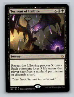 1 x Torment of Hailfire - Hour of Devastation - Moderate Play - MTG - Image 1