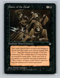 Dance of the Dead Ice Age Magic the Gathering MTG MP - Image 1