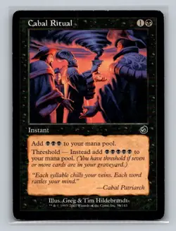 1x Cabal Ritual Moderate Play MTG Magic MP - Image 1