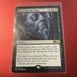 Peer into the Abyss, (NM), Core Set 2021, Magic the Gathering MTG - Image 1