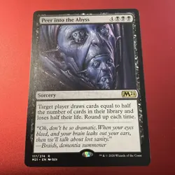 Peer into the Abyss, (NM), Core Set 2021, Magic the Gathering MTG - Image 2