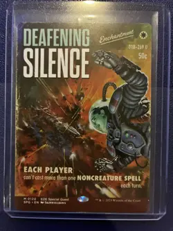 MTG Deafening Silence Borderless Edge of Eternities SPG - Image 1