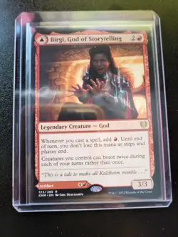 MTG Magic the Gathering NM Birgi, God of Storytelling 123 Kaldheim - Image 1