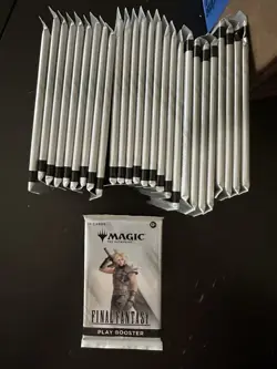 Lot Of 27 Magic the Gathering Final Fantasy Play Booster Pack New Sealed FF MTG - Image 1