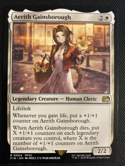 English - MTG Aerith Gainsborough - Final Fantasy - Image 1
