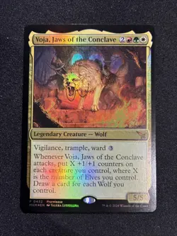 MTG - Voja, Jaws of the Conclave Prerelease Cards Foil - Image 1