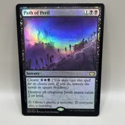 MTG RARE Path of Peril - Foil - Crimson Vow - NM- JPL - 124/277 - Image 1