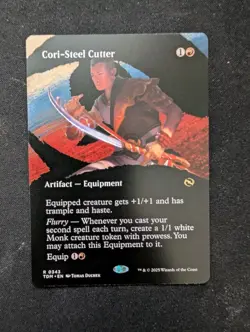 Cori-Steel Cutter X1 Mtg Tarkir Dragonstorm Nm Borderless - Image 1