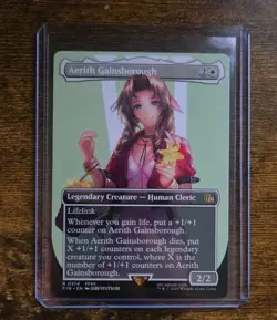 MTG: Final Fantasy - Aerith Gainsborough (Borderless) NM - Image 1