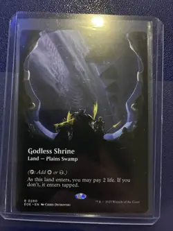 MTG Godless Shrine [ Borderless / Regular ] Edge of Eternities - Image 1
