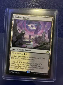 MTG Godless Shrine [ Borderless / Regular ] Edge of Eternities - Image 2