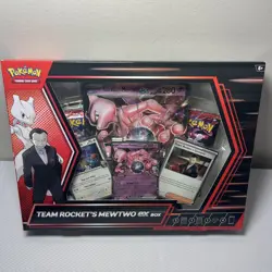 Pokemon TCG Team Rocket's Mewtwo ex Box Brand New Sealed. - Image 1