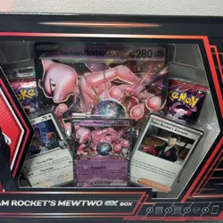 Pokemon TCG Team Rocket's Mewtwo ex Box Brand New Sealed. - Image 4