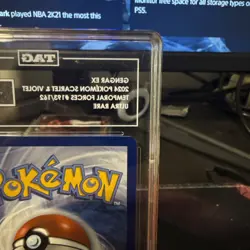 GENGAR EX 2024 POKEMON 193/162 TEMPORAL FORCES ULTRA RARE TAG 10 - Image 3
