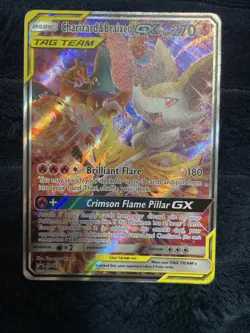 Pokemon Charizard & Braixen GX Tag Team Sun & Moon - Holo Promo SM230 - Image 1