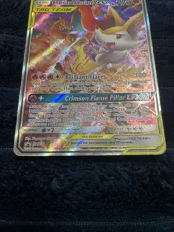 Pokemon Charizard & Braixen GX Tag Team Sun & Moon - Holo Promo SM230 - Image 2