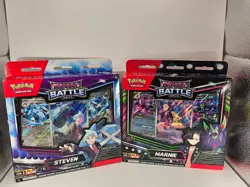 Pokemon Destined Rivals Steven & Marnie Rival Battle Decks- 2 box lot - Image 2